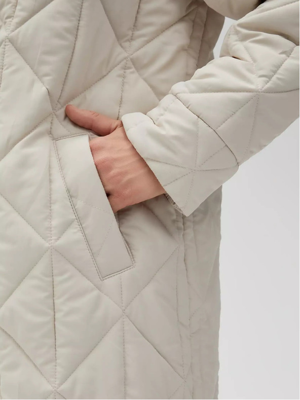 Moodo Kremna ženska prešita jakna Moodo