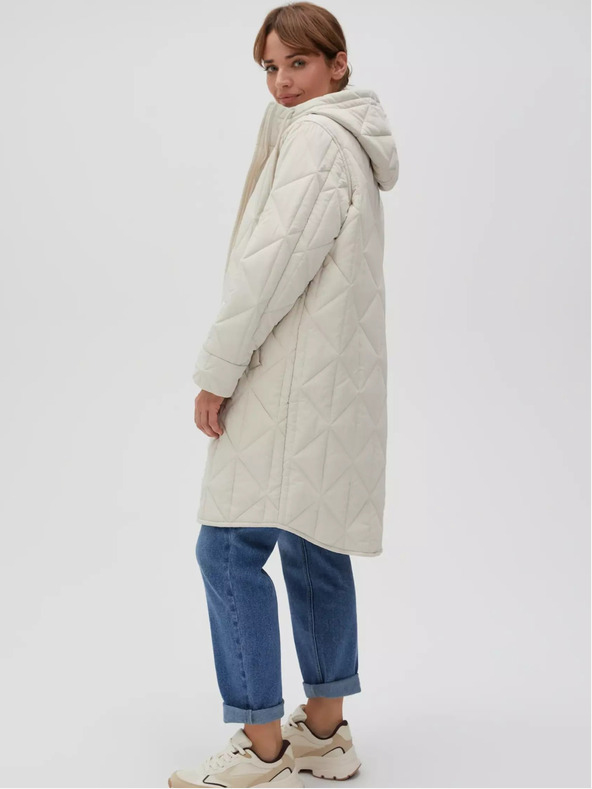 Moodo Kremna ženska prešita jakna Moodo