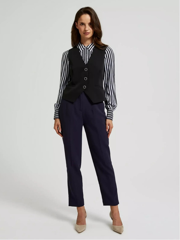 Moodo Črn ženski telovnik Moodo