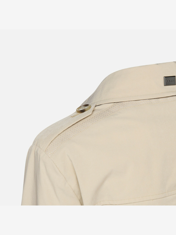 Geox Béžový dámsky kabát Geox Claudin