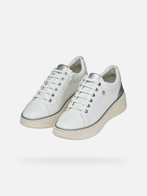 Geox Bele ženske superge Geox Sunnetty