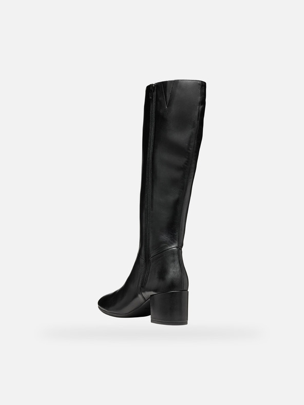 Geox Črni ženski škornji Geox Eleana