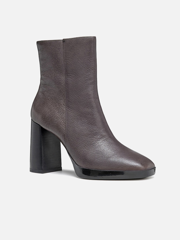 Geox Temno sivi ženski gležnjarji Geox Teulada