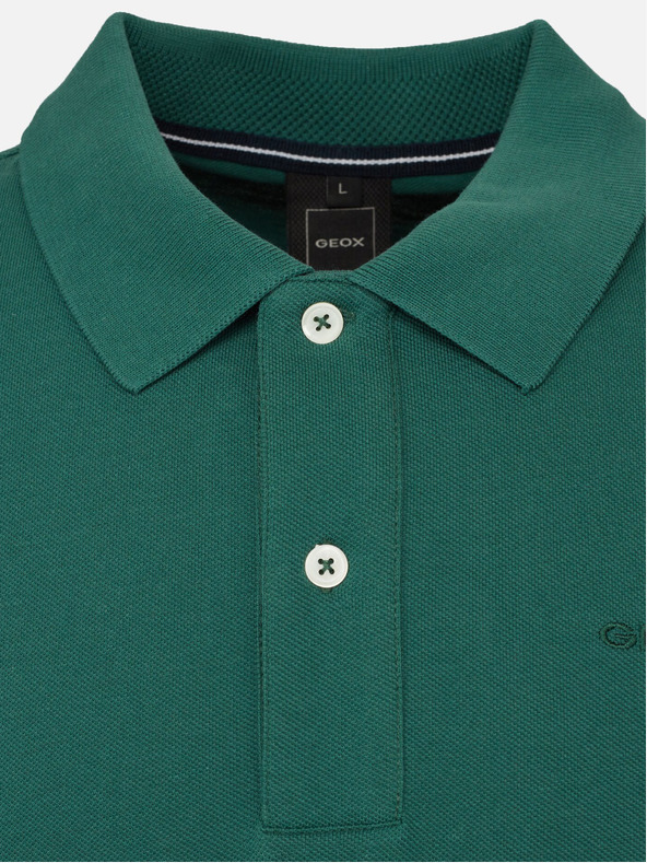 Geox Zelené pánske polo tričko Geox