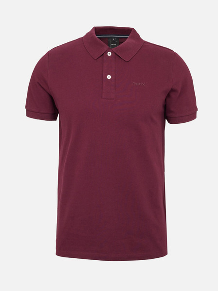 Geox Vínovočervené pánske polo tričko Geox