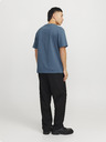 Jack & Jones Modra moška osnovna majica Jack & Jones
