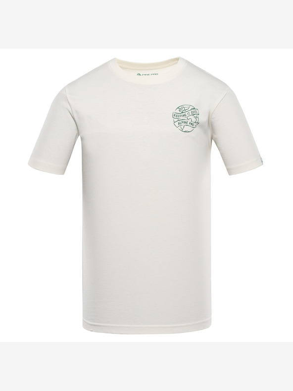 ALPINE PRO Moška majica iz organskega bombaža ALPINE PRO TERMES 2 creme varianta pb
