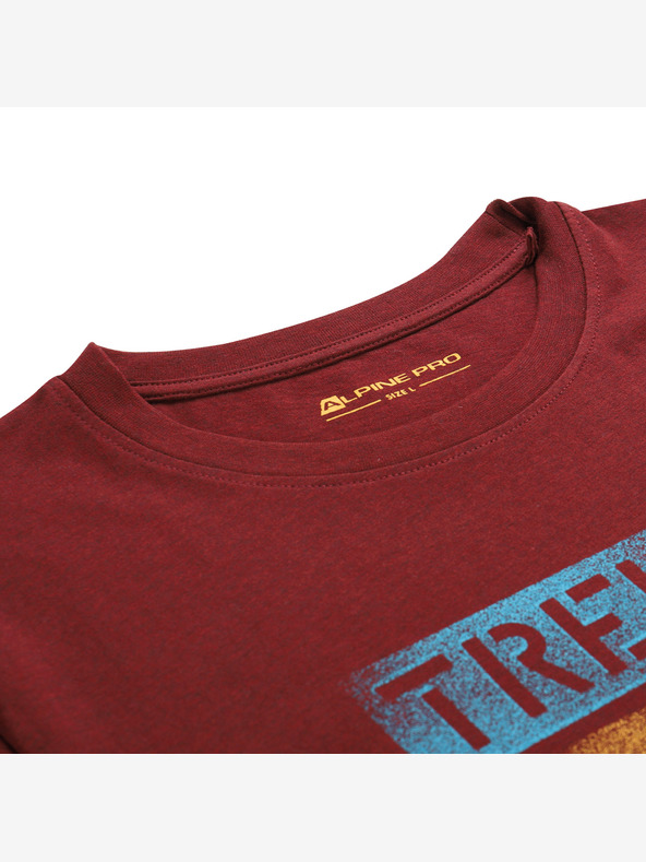 ALPINE PRO Moška hitro sušeča se majica s hladnim sušenjem ALPINE PRO BOLEN 2 merlot varianta pb