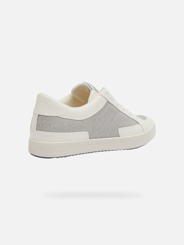 Geox Srebrne ženske superge Geox Blomiee