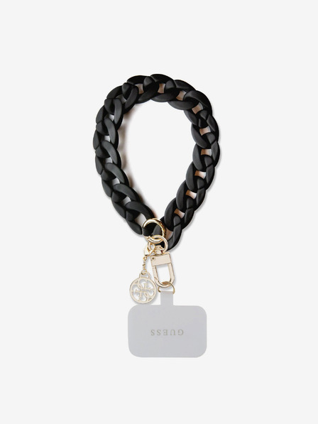 Guess Guess Univerzalni trak za roko 4G Charm črn