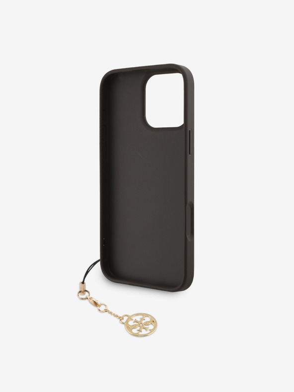 Guess Guess 4G Čar zadnjega ovitka za iPhone 16 Pro Max Tone on Tone Brown