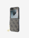 Guess Guess 4G hrbtni ovitek z okraski za Samsung Galaxy Z Flip 6 Brown