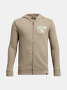 Under Armour Deški pulover  Under Armour Pjt Rck Boys LS FZ HD Q1-BRN
