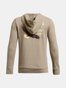 Under Armour Deški pulover  Under Armour Pjt Rck Boys LS FZ HD Q1-BRN