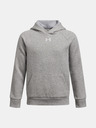 Under Armour Deški pulover Under Armour UA RIVAL FLEECE HOODIE-BRN