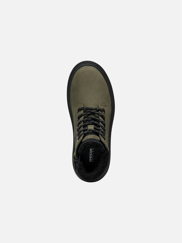 Geox Temno zeleni gležnjarji za dečke Geox Kiddartah WPF