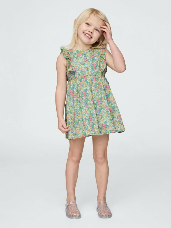 GAP Otroška cvetlična obleka GAP