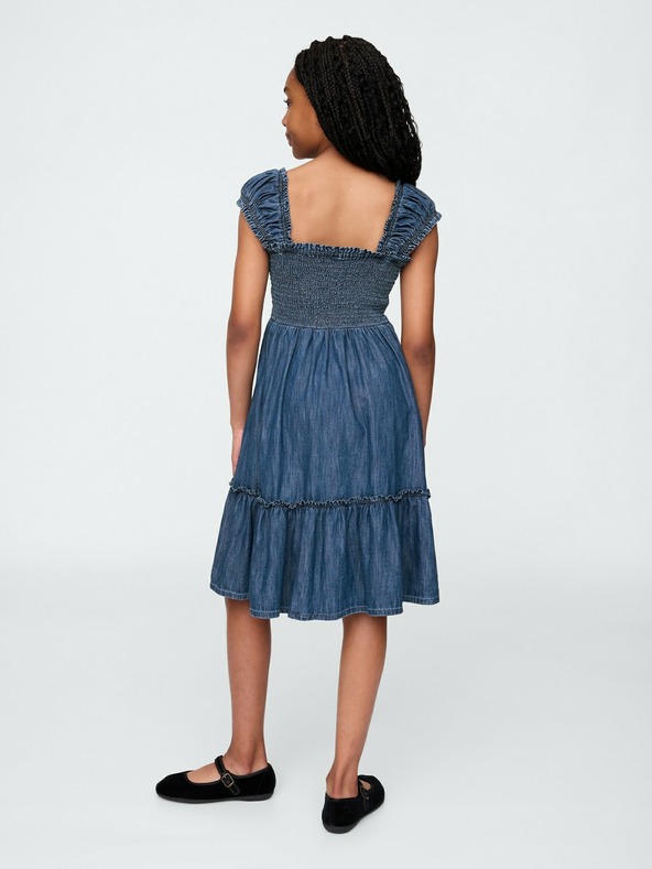 GAP Otroška obleka iz džinsa GAP