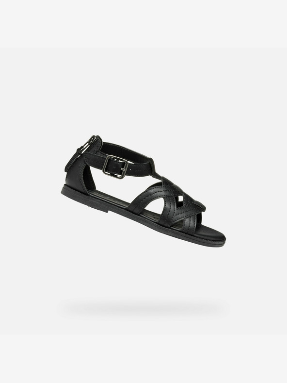 Geox Črni dekliški sandali Geox Karly