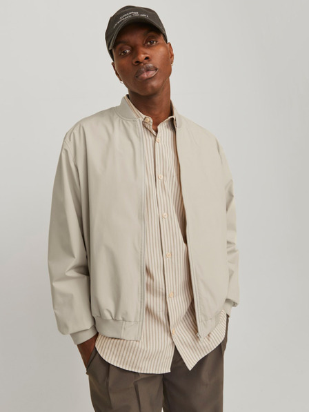 Jack & Jones Jack & Jones JJECHARGE Moška jakna z naramnicami v bež barvi