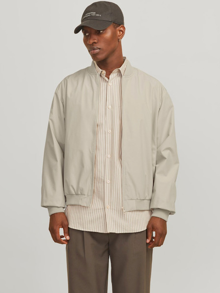 Jack & Jones Jack & Jones JJECHARGE Moška jakna z naramnicami v bež barvi