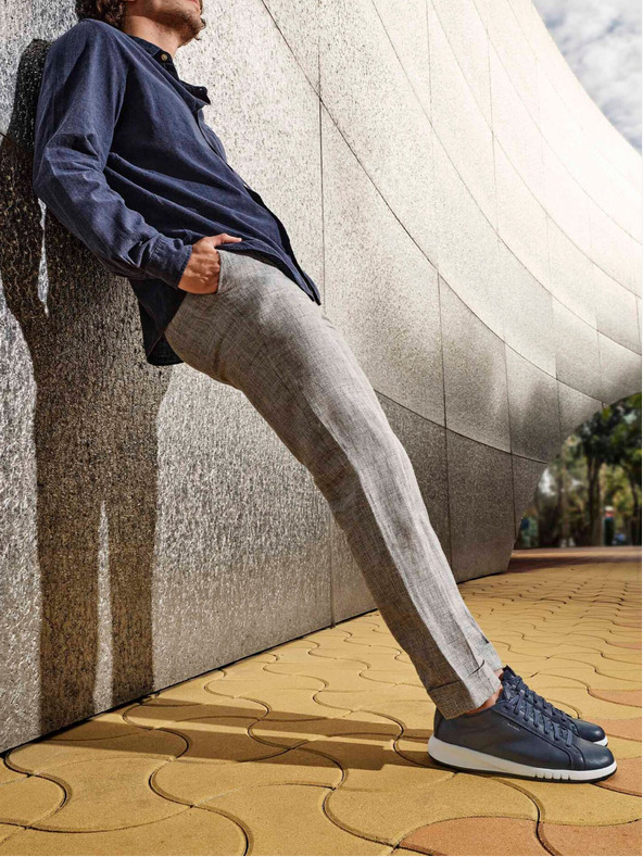 Geox Temno modre moške superge Geox Aerantis