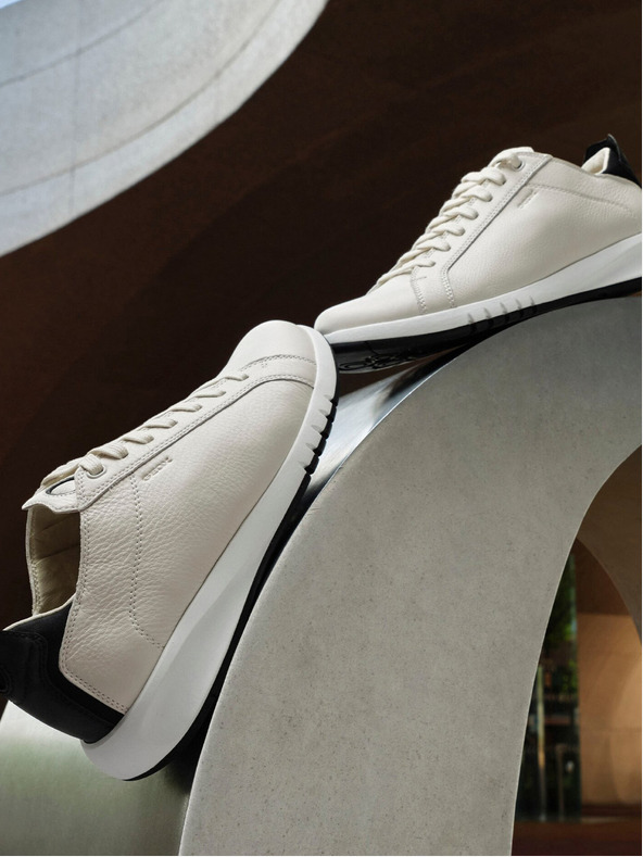 Geox Bele moške superge Geox Aerantis