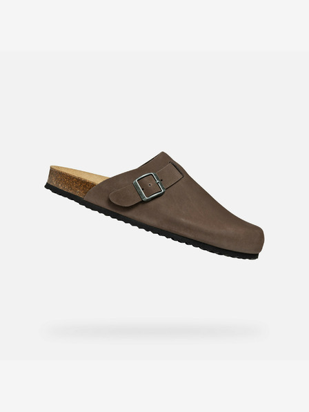 Geox Temno rjavi moški copati Geox Sandal Ghita