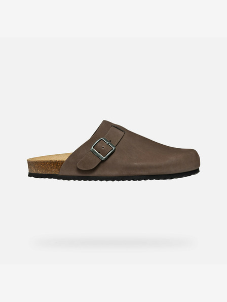 Geox Temno rjavi moški copati Geox Sandal Ghita