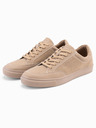 Ombre Clothing Moški enobarvni čevlji v streetwear slogu bež barve Ombre Clothing