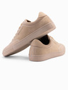Ombre Clothing Moški enobarvni čevlji v streetwear slogu bež barve Ombre Clothing