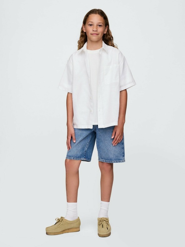 GAP Otroška platnena srajca GAP