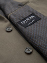 Ombre Clothing Elegantna moška jopica iz volnene mešanice Khaki Ombre Oblačila