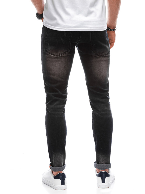 Edoti Črne moške kavbojke Edoti