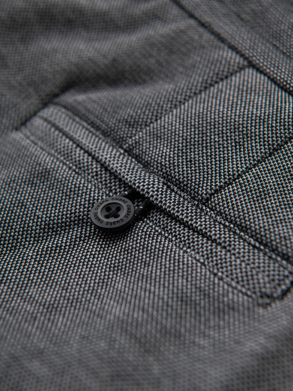 Ombre Clothing Moške bombažne športne hlače BASIC sive barve Ombre oblačila