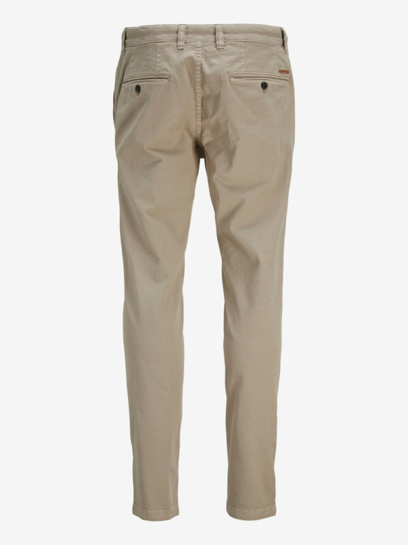 Jack & Jones Bež moške hlače chino Jack & Jones PSTMARCO