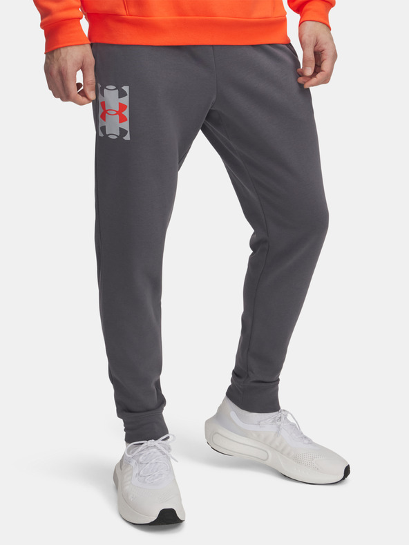 Under Armour Moške spodnji del trenirke Under Armour UA Rival Terry Logo Jogger