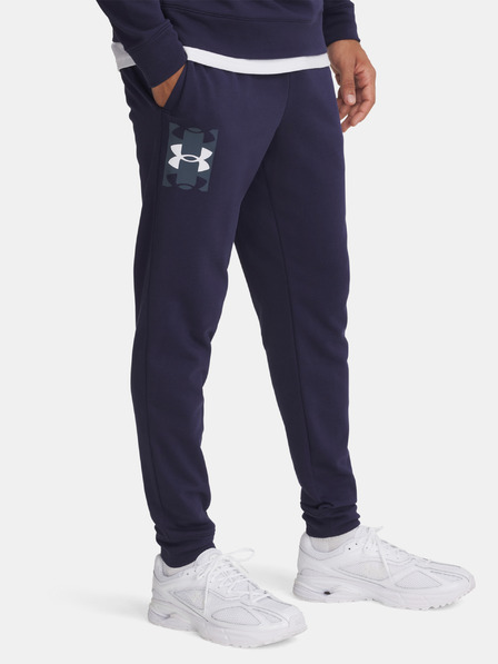Under Armour Moške spodnji del trenirke Under Armour UA Rival Terry Logo Jogger