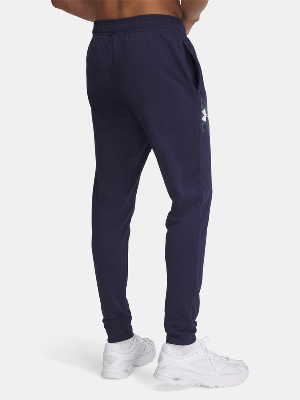 Under Armour Moške spodnji del trenirke Under Armour UA Rival Terry Logo Jogger