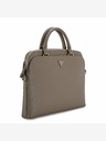 Guess Guess PU Grained Triangle Logo Torba za prenosnik 15/16" Rjava
