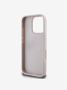 Guess Guess PU 4G Strass Triangle Metal Logo Back Cover za iPhone 16 Pro Max Pink