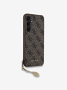 Guess Guess 4G Charm hrbtni ovitek za Samsung Galaxy A35 5G Brown