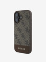Guess Guess PU 4G Stripe Back Cover za iPhone 16 Brown