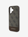 Guess Guess PU 4G Stripe Back Cover za iPhone 16 Brown