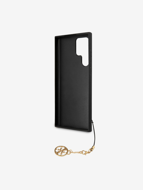 Guess 4G Charm Zadní Kryt pro Samsung Galaxy S24 Ultra Grey Ovitek za telefon