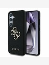 Guess Guess PU Grained 4G Metal Logo Back Cover za Samsung Galaxy S25+ Black