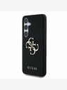 Guess Guess PU Grained 4G Metal Logo Back Cover za Samsung Galaxy S25+ Black