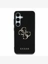 Guess Guess PU Grained 4G Metal Logo Back Cover za Samsung Galaxy S25+ Black