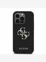 Guess Guess PU Grained 4G Metal Logo Back Cover za iPhone 14 Pro Black