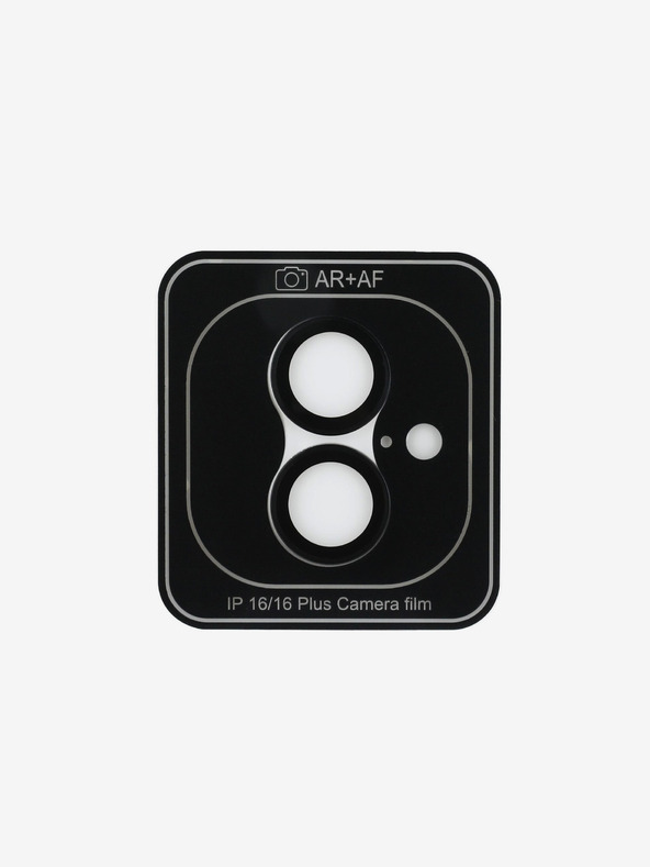 Guess Guess kovinska zaščita za objektiv za iPhone 16/16 Plus črna